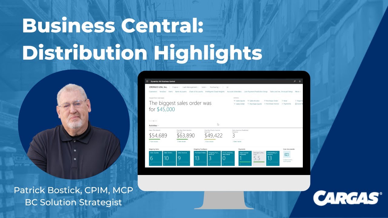 Microsoft Dynamics 365 Business Central: Distribution Basics