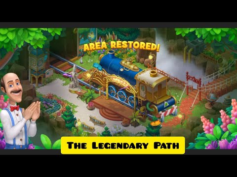 Gardenscapes - THE LEGENDARY PATH - Full Tour - New Area Restored