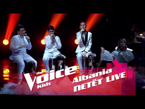 Skuadra Miriam - Dhurata | Netët Live | Nata 3 | The Voice Kids Albania 2018