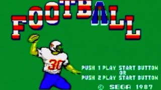 Great Football Sega Master System Full Single Player Game Gameplay Includes Passing