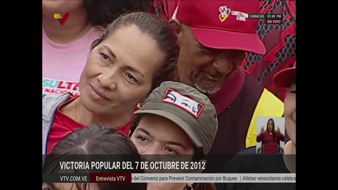 Diosdado Cabello en acto por 14 años de victoria de Hugo Chávez el 7 de octubre de 2012