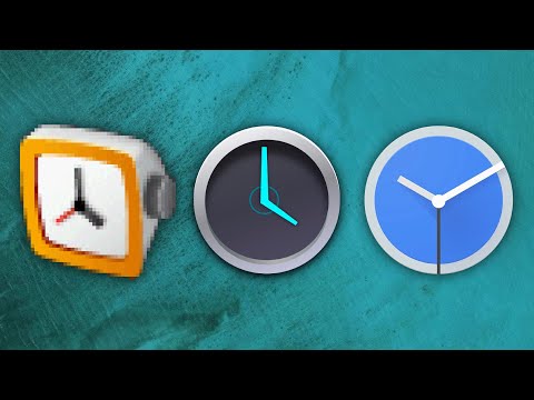 Android Icon Evolution: Clock