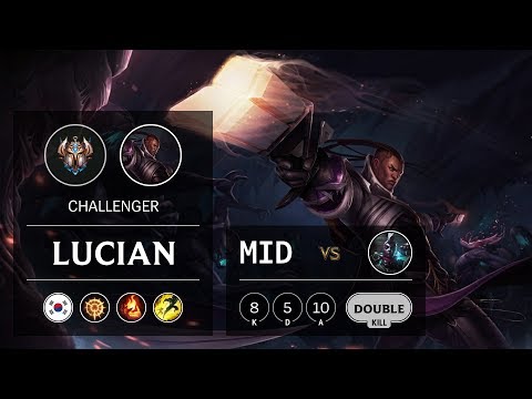 Lucian Mid vs Ekko - KR Challenger Patch 9.23