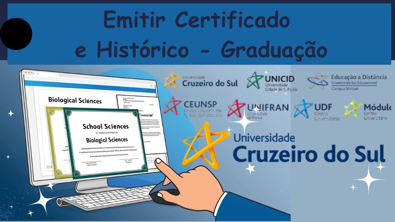 Certificado de Conclusão e Histórico Escolar Graduação na Cruzeiro do Sul
