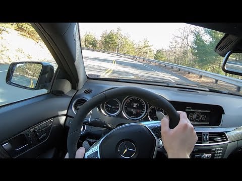 2015 Mercedes Benz C63 AMG edition 507 POV -(Binaural Audio)