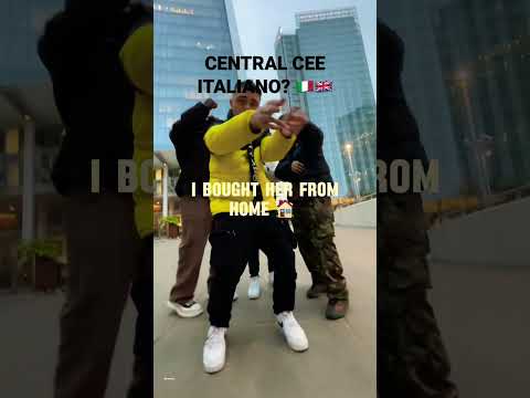 CENCH ITALIAN 🇮🇹🇬🇧 ITALIAN RAP IN LONDON #centralcee #grmdaily #shortsvideo