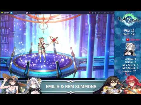 Emilia & Rem Summons! | Epic Seven x Re:Zero Collab