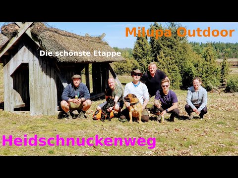 Heidschnuckenweg, wild campen mit Hunden - die schönste Etappe