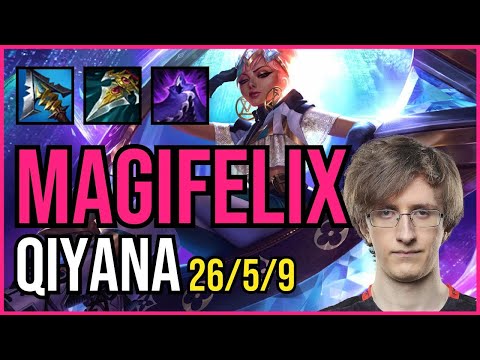 MAGIFELIX - QIYANA vs RUMBLE Mid - EUW Challenger - Patch 11.5 PENTAKILL