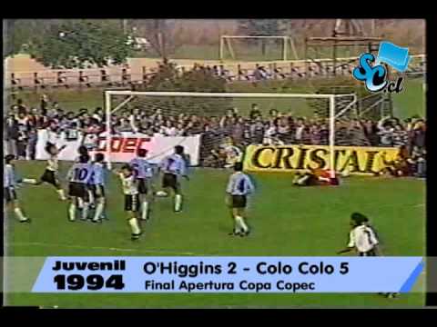 Sub 20 de O'Higgins. Copa Copec 1994. Segunda Parte