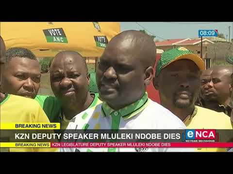KZN deputy speaker Mluleki Ndobe dies