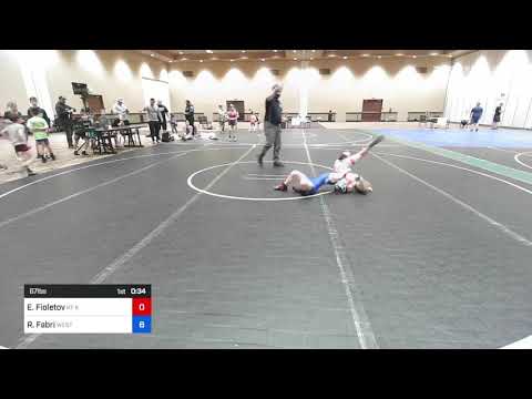 67 Lbs Rr Rnd 1 - Edward Fioletov, KT Kidz Wrestling Club Vs Rocco Fabri, West Chester Youth Wrest