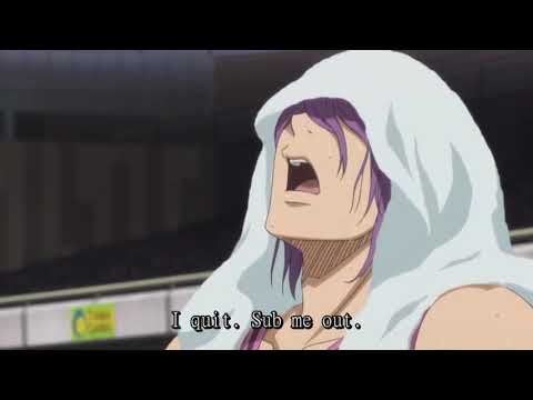 Himuro punch murasakibara and get serious