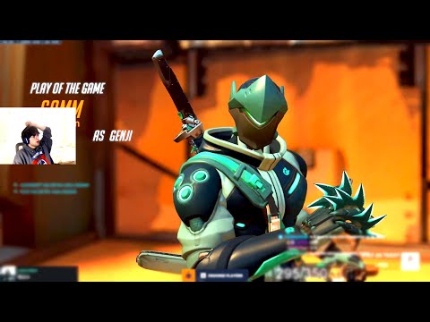 PRO SOMBRA AND GENJI- s9mm! POTG! [ OVERWATCH 2 TOP 500 SEASON 5 ]