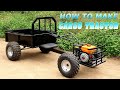 Build A DIY Cargo Tractor 168cc 6 5HP Homemade Mini Tractor