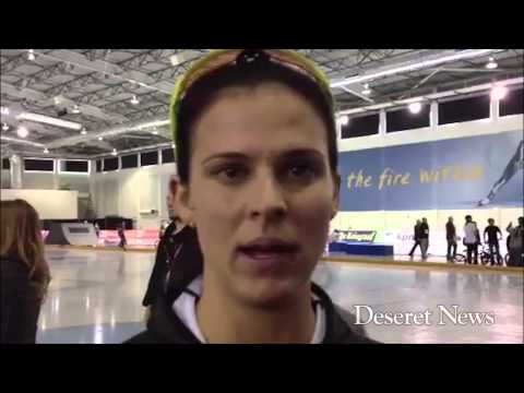 Brittany Bowe discusses her 1,000-meter skating record