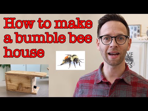 How to make a bumble bee nest box (bumble bee house) Part 1