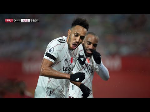 The Peak Of Pierre-Emerick Aubameyang Against Manchester United