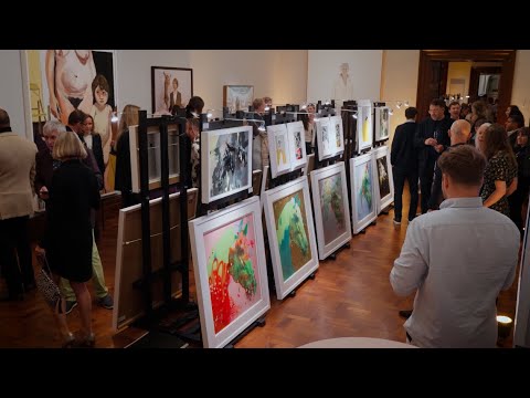 Electronic paintings at the National Portrait Gallery London 2024