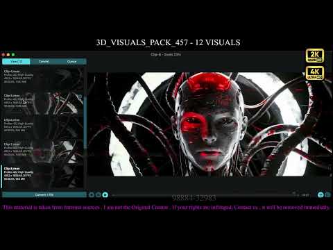 3D Visuals PACK #457 - 12 Visuals