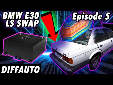 BMW E30 LS SWAP | Episode: 5 eBay FUEL CELL TRUNK INSTALL