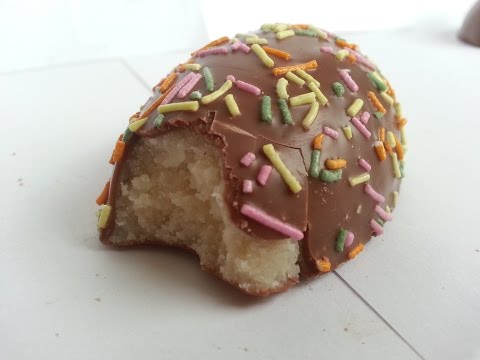 Nidar Easter Marzipan: Marzipan Covered Chocolate Egg with Nonpareils