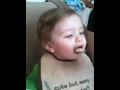 Baby Eating Cold Pudding