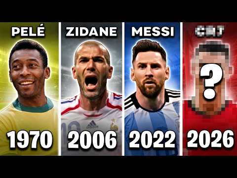 O MELHOR JOGADOR de CADA COPA DO MUNDO (1930–2022)