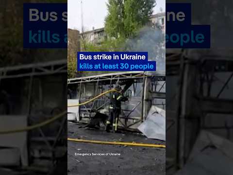 Russian strike on passenger buses in Ukraine kills at least 30 people | DW News
