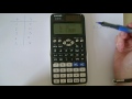 Casio fx-991EX Classwiz calculator. Finding mean, variance, standard deviation etc