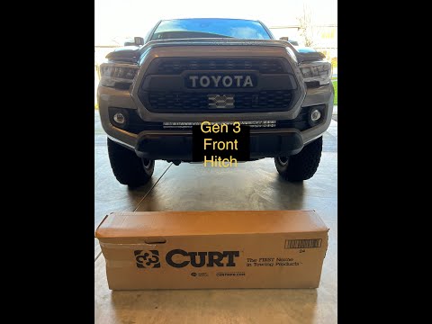Tacoma Gen 3 Front Curt Hitch Install