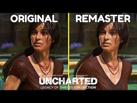 Uncharted Legacy of Thieves Remastered Vs Original Graphics Comparison 4K