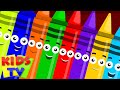 Crayons Ten In The Bed Crayons Color Song Learn Crayons Colors Nursery Rhymes Kids Tv