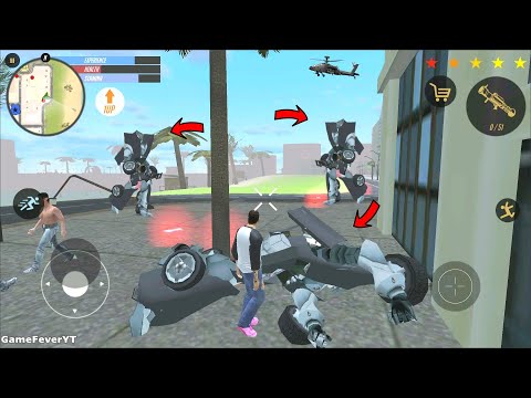 Real Gangster Crime 2 - 2.4 Update (Black Car Robot Fight Real Gangster Hero) - Android Gameplay HD