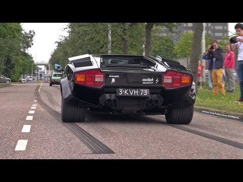 Thumbnail for Lamborghini Countach 5000S - Exhaust Sounds! by Lamborghini, Lamborghini Countach, video, Car, vide