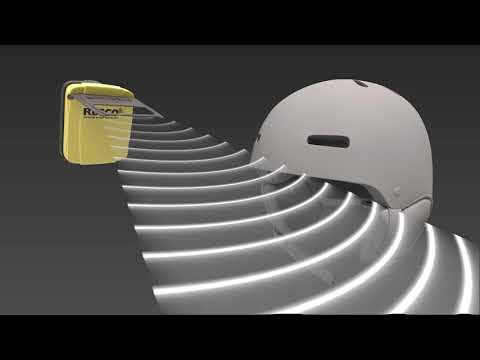 RECCO detector R9 3D Animation (Helmet)