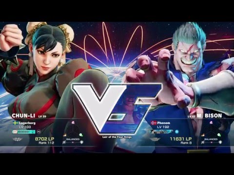 SFV - Lagerborg (Chun-Li) Vs Phenom (M.Bison) #1