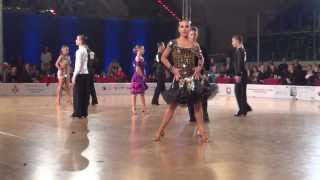 Mistrzostwa Polski Elbląg 2014 14-15 Latin 1/2 Rumba 1 Dominik Adamczyk Daria Lasko