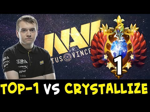 NaVi carry vs TOP-1 RANK — Crystallize road back to BEST in EU