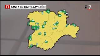 El complejo mapa de Castilla y León con las 26 zonas que pasan a partir del lunes a la fase 1
