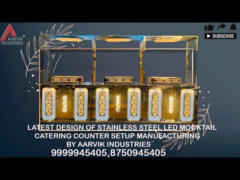 Led Mocktail Catering Counter