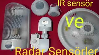 Radar sensör ve IR sensör nasıl bağlanır, nasıl ayarlanır