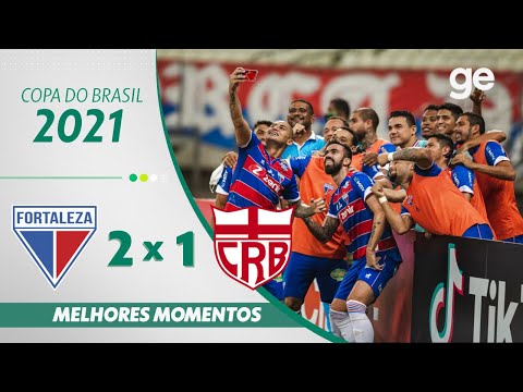 Gols e lances de Fortaleza x CRB