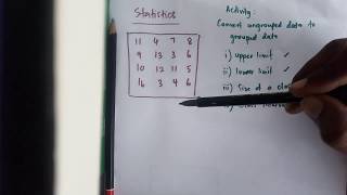Converting Ungroup data to Grouped data