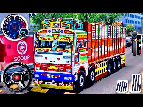 Indian Truck Driver Simulator 3D - Offroad Cargo Truck Ashok Lorry Driver - Android GamePlay