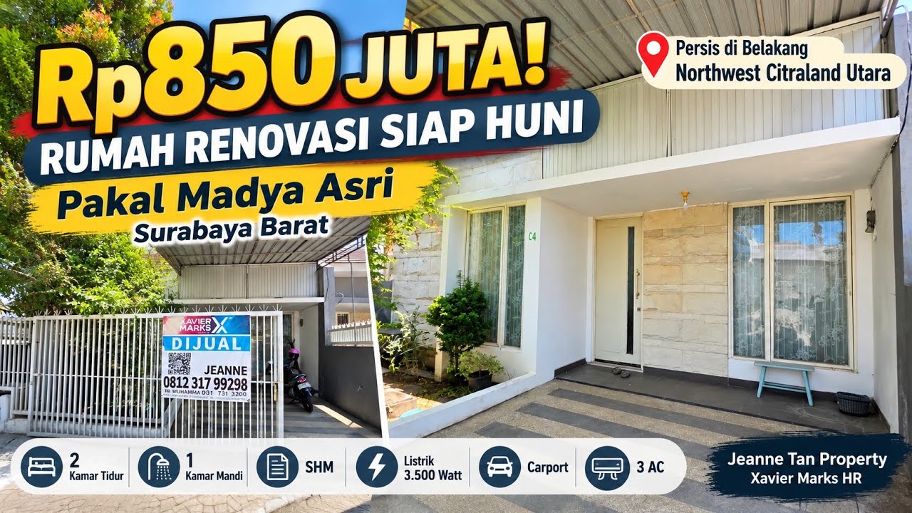 Pakal Madya Asri, Sby Barat, Semi Furnished