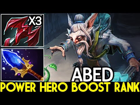 ABED [Meepo] Crazy Power of Hero Boost Rank 100% Unstoppable Dota 2