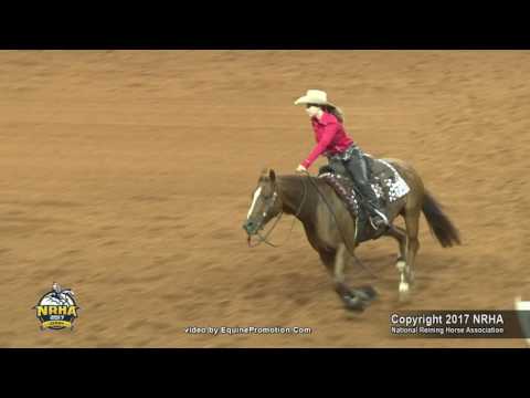Shirley Shesa Tag ridden by Sidney Perdue  - 2017 NRHA Derby (NP Derby)