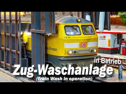 Train wash system H0 in operation (including assembly instructions)