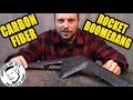 BUILDING A CARBON FIBER ROCKET POWERED BOOMERANG